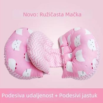 Višefunkcionalna U-oblikovana jastučnica s podrškom za struk i trbuh za bočni san