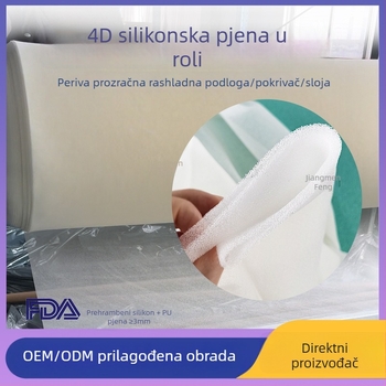 Dječja ljetna deka od prozračnog silikonsko-bavljenog materijala, osvježavajući osjećaj, periva, jezgra od slojevite silikonske spužve