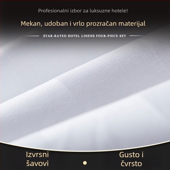 Bijeli pamučni saten posteljni list, za jednokrevetne krevete, 180 cm x 200–220 cm, moderni minimalistički stil