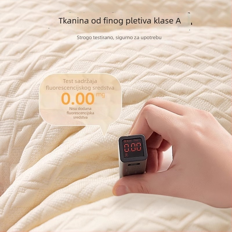 Jastuk za djecu s zonskom podrškom vrata, ljetni san, za uzrast 1–10 godina, pravokutnog oblika, punilo od poliester vlakana, navlaka od pletene pamuka