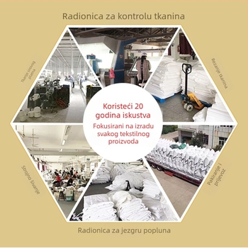 Unutarnja navlaka za jastuk s trostranom zaštitom, vodootporna, otporna na ulje i mrlje za hotelsku posteljinu