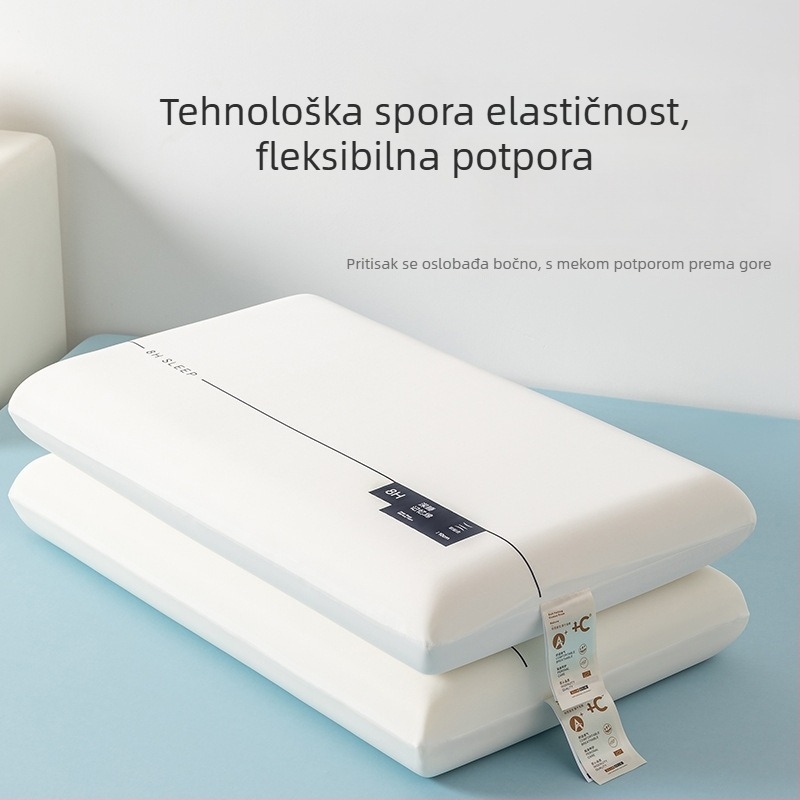 Jastuk za vrat od memorijske pjene, hotelskog stila, bez pritiska, sporo oporavak