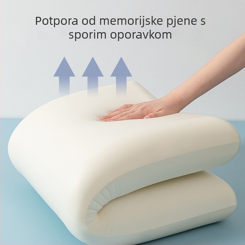 Jastuk za vrat od memorijske pjene, hotelskog stila, bez pritiska, sporo oporavak