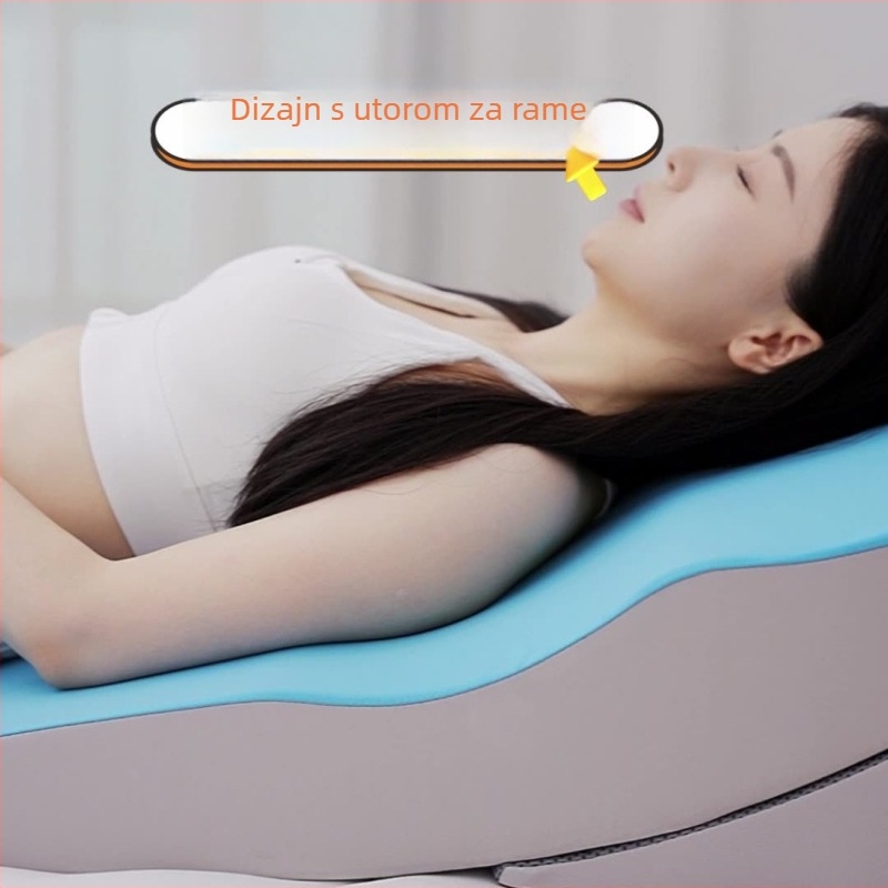 A3 anti-reflux klinasti jastuk uz rub kreveta – njega starijih nakon operacije, podloga za elevaciju madraca za odrasle i trudnice