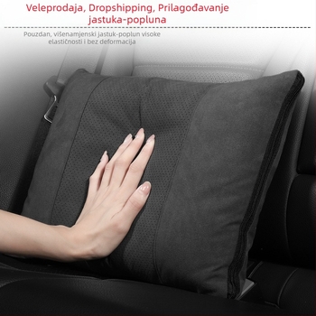 Auto jastuk i deka, dvostruka funkcija, sklopivi, vrhunske kvalitete