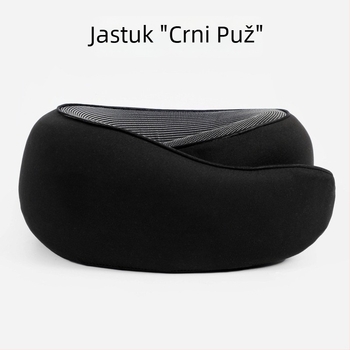 U-oblik neck pillow s memorijskom pjenom, spor odziv, prijenosna za putovanje avionom, moderni minimalistički dizajn
