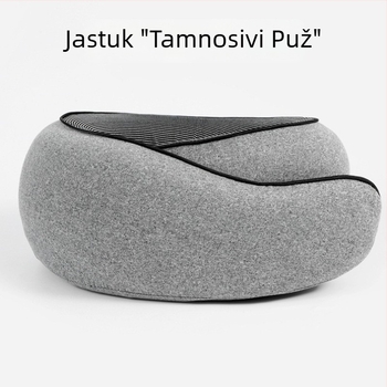 U-oblik neck pillow s memorijskom pjenom, spor odziv, prijenosna za putovanje avionom, moderni minimalistički dizajn
