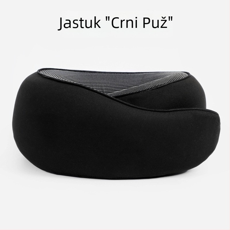 U-oblik neck pillow s memorijskom pjenom, spor odziv, prijenosna za putovanje avionom, moderni minimalistički dizajn
