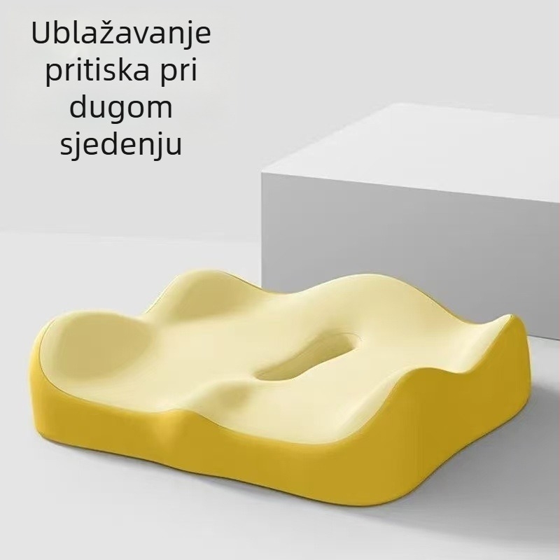 Jastučić za sjedenje od memorijske pjene za stolicu, automobil, čajni stol i ured – udoban za duže sjedenje, elegantan jastučić za sjedenje