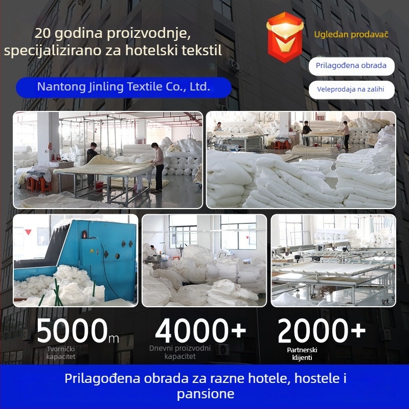 Konturirani pamučni jastučić s tkaninom protiv perja, podrška vratne kralježnice, pravokutnog oblika, za odrasle, kućna ili studentska upotreba