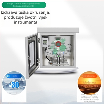 Nehrđajuća čelična kutija s izolacijom za instrumente, zaštitna kutija za pH metar i protokomjer, transmiter, kutija za instrumente 655 s grijaćim sustavom