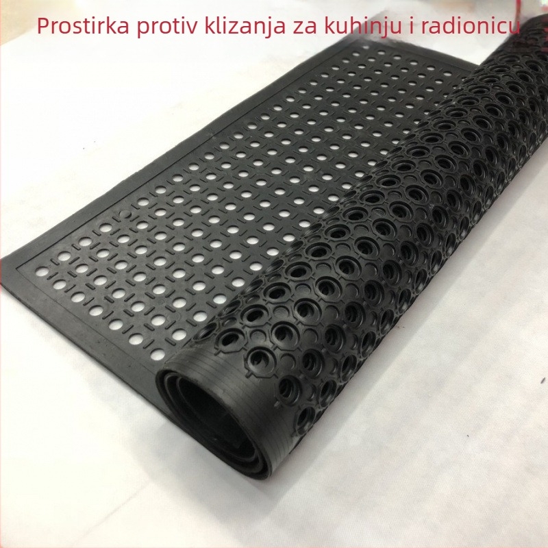 Perforirana odvodna prostirka, otporna na ulja i klizanje, za kuhinju i balkon, radionu, farmu i snježna područja