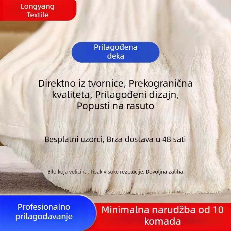 Višebojna flanel deka s fleeceom kornjače, prekrivač za krevet i kauč, za dom i ured