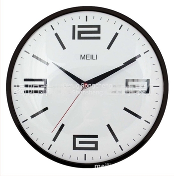 Meili 12-inčni plastični zidni sat s obrnutim brojevima i pokretom suprotnim smjeru, prilagodba logotipa