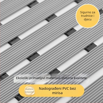 Moderna PVC protuklizna prostirka za kupaonicu za tuš, kvadratnog oblika