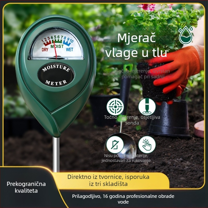 Senzor vlage tla za uzgoj cvijeća i biljaka, precizan mjerač vlage