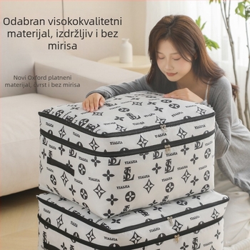 Sklopiva kutija za pohranu od Oxford tkanine za odjeću, organizator garderobe velikog kapaciteta, otporan na vlagu i prašinu