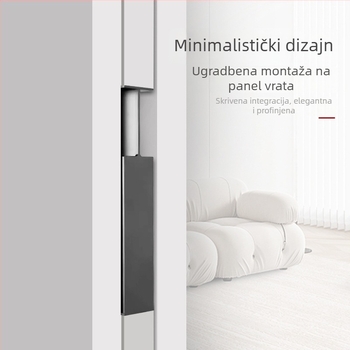 Njemačka minimalistička džepna ručka za vrata, ugrađena ručka za klizna vrata, bočna skrivena ručka za klizna vrata