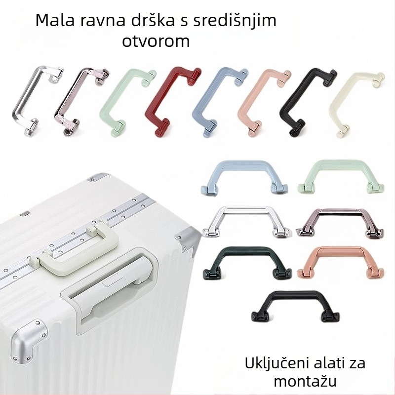 Drška za prtljagu s aluminijskim okvirom – zamjena ručke za kofer sa sporim odzivom povratka