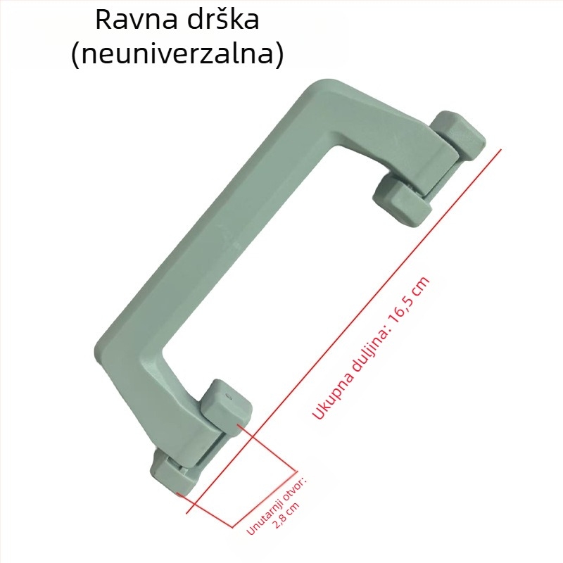 Drška za prtljagu s aluminijskim okvirom – zamjena ručke za kofer sa sporim odzivom povratka