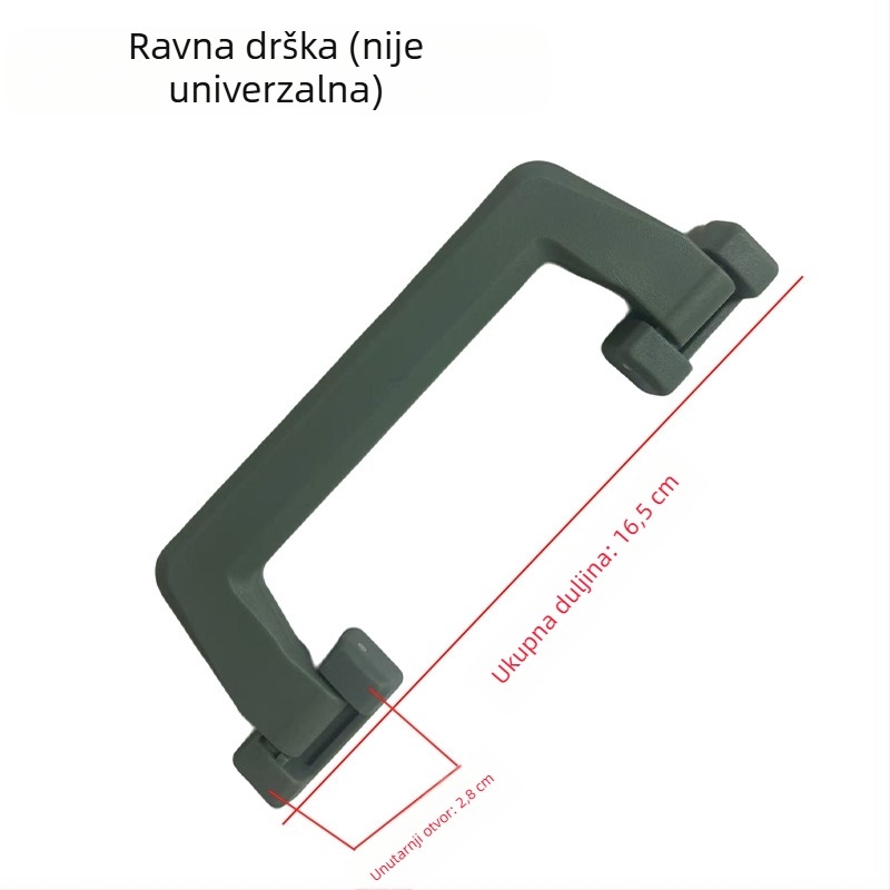 Drška za prtljagu s aluminijskim okvirom – zamjena ručke za kofer sa sporim odzivom povratka