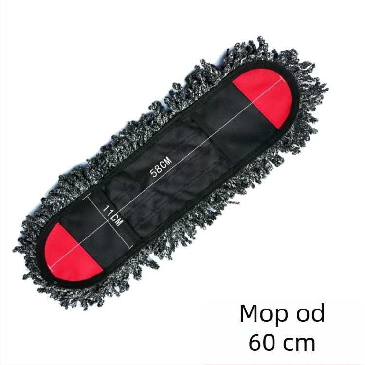 Visokokvalitetan sklopivi plosnati mop za kućnu upotrebu, veliki 90 cm mop za hotelsko čišćenje, mop od pamukog vlakna