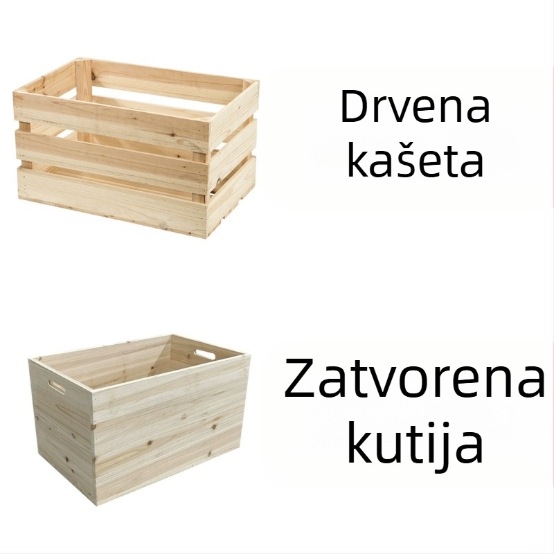Kutija za odlaganje s prednjim otvaranjem, otporna na prašinu, višestruka namjena, velika kapacitet za odjeću i igračke, kućna upotreba