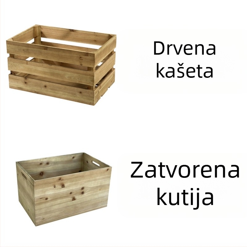 Kutija za odlaganje s prednjim otvaranjem, otporna na prašinu, višestruka namjena, velika kapacitet za odjeću i igračke, kućna upotreba