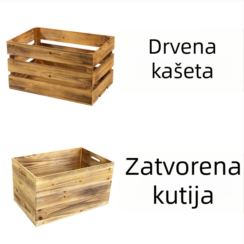 Kutija za odlaganje s prednjim otvaranjem, otporna na prašinu, višestruka namjena, velika kapacitet za odjeću i igračke, kućna upotreba