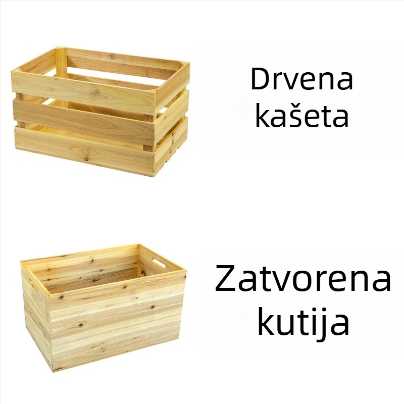 Kutija za odlaganje s prednjim otvaranjem, otporna na prašinu, višestruka namjena, velika kapacitet za odjeću i igračke, kućna upotreba