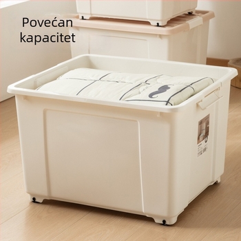 Kutije za skladištenje igračaka i odjeće s poklopcem, prilagodljiv logotip – prenosni organizatori za spavaću sobu i dom