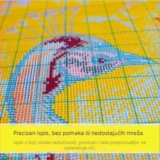 Prilagođena jastučnica s križnim šavom po fotografiji, potpuno izrađena, uključuje jastuk, DIY dijamantna slika