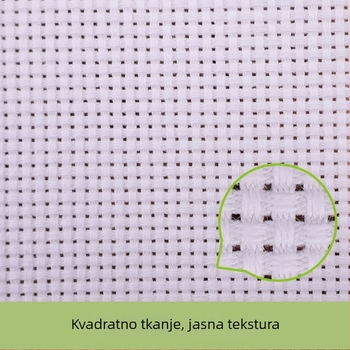 Pamukovno platno za križni šav, 14/16/18/20 ct, za ručnu izradu, nova tehnika tkanja