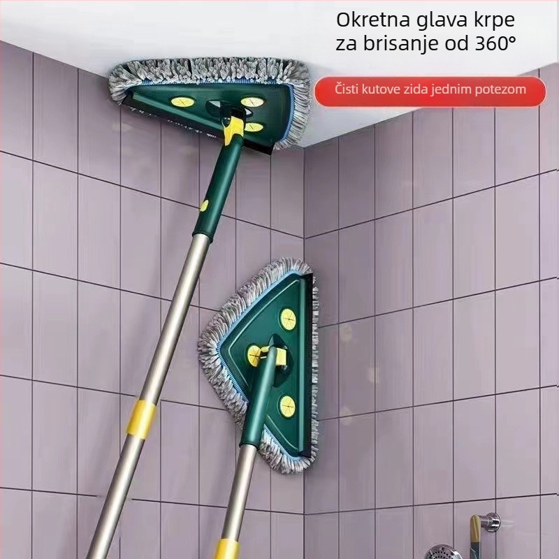 Trokutasti teleskopni mop za čišćenje stropa i zidova