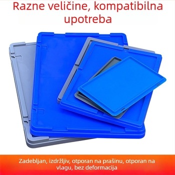 Pravokutna plastična kutija za pohranu s odvojenim poklopom – pogodna za poljoprivredu i logistiku