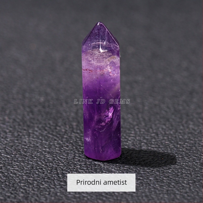 Jingyao Prirodni kristal – Šesterokutna kolona, sirov kamen za DIY nakit