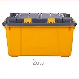 Kutija za skladištenje u prtljažniku automobila, 55 L, polipropilen, dimenzije 58×34×30 cm, jednostavan dizajn, set od 6 komada, unutarnji organizator vozila, otporna na prašinu i vlagu.