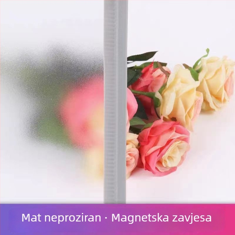 Mat zavjesa za vrata s magnetskim pričvršćivanjem, pregrada za klimatizaciju, mekana zavjesa, zimsku toplinu i otporna na vjetar za dom, kuhinju i kupaonicu