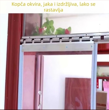 Magnetska PVC zavjesa za vrata, otporna na vjetar i prašinu, toplinska izolacija, vodootporna, protiv komaraca, za dom i poslovne prostore