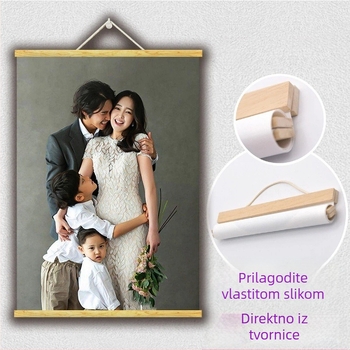 Slika na platnu ulja visoke rezolucije za zid – portretna fotografija, moderni minimalistički zidni dekor
