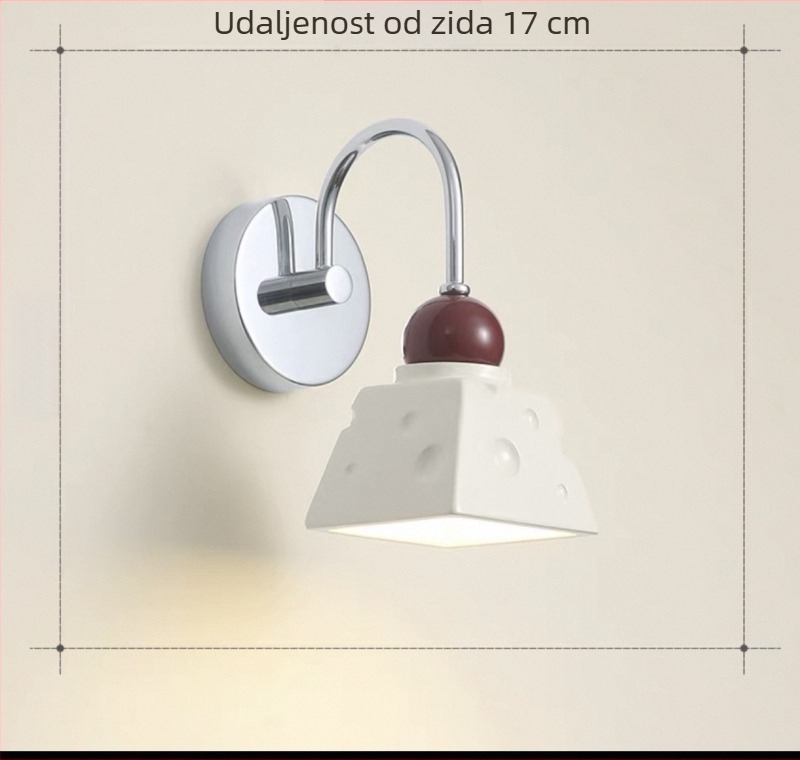 Nova stil zidna svjetiljka – krem boja, moderna minimalistička dizajn, za spavaću sobu i dnevni boravak, dekorativna zidna svjetiljka