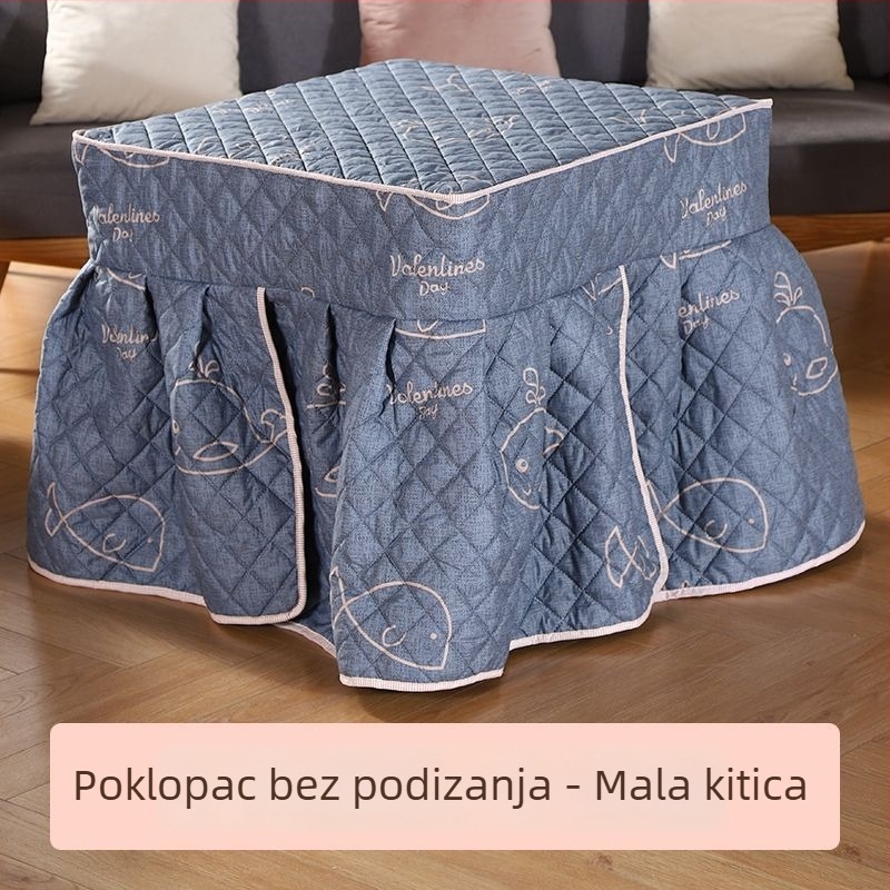 Kvadratni debeli zaštitni pokrov stola za grijanje, kućna upotreba – univerzalni pokrov za električni stol za kavu i mahjong stroj