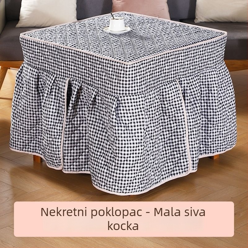 Kvadratni debeli zaštitni pokrov stola za grijanje, kućna upotreba – univerzalni pokrov za električni stol za kavu i mahjong stroj