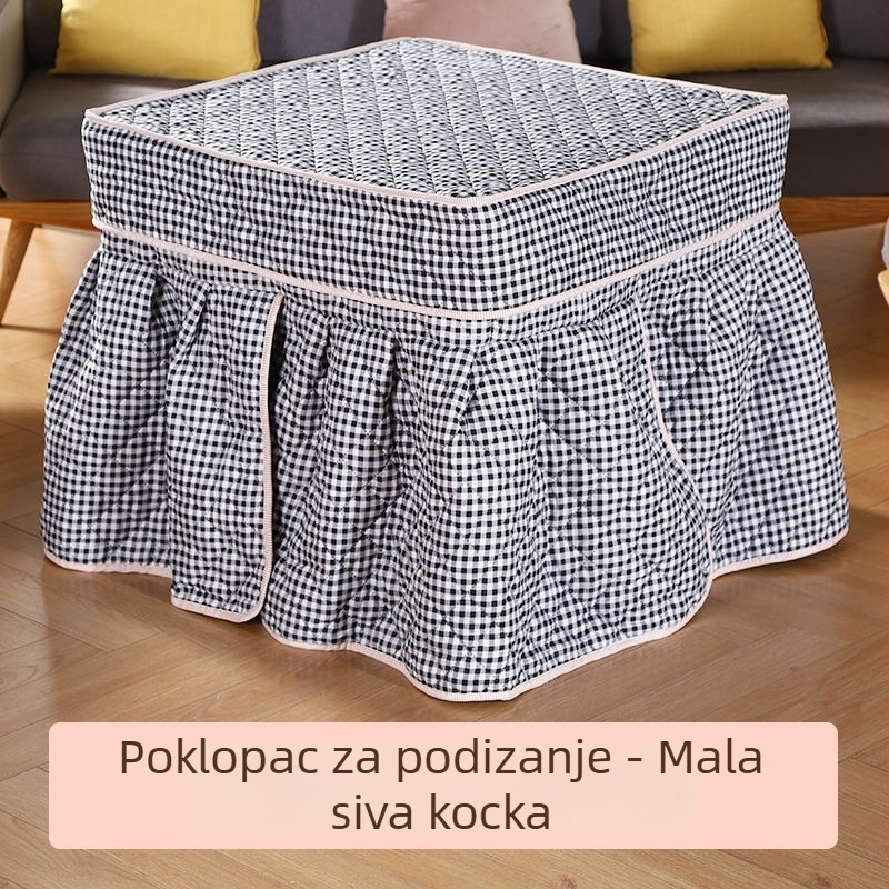 Kvadratni debeli zaštitni pokrov stola za grijanje, kućna upotreba – univerzalni pokrov za električni stol za kavu i mahjong stroj