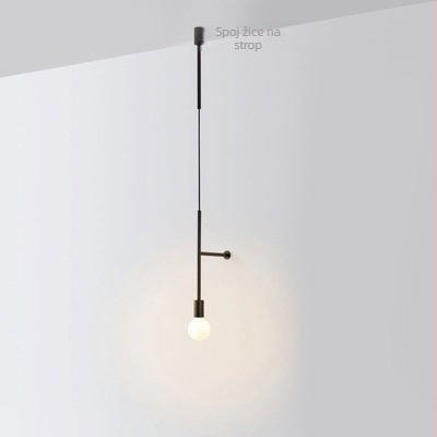 Minimalistična LED zidna svjetiljka s linearnim dizajnom za dnevni boravak i spavaću sobu