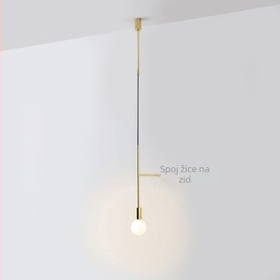 Minimalistična LED zidna svjetiljka s linearnim dizajnom za dnevni boravak i spavaću sobu