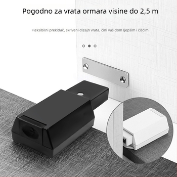 Teški zatvarač vrata s povratnim djelovanjem — push-typu automatsko skriveno zatvaranje za vrata i ormariće, magnetsko zatvaranje