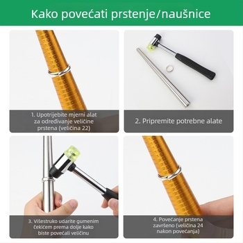 Alat za podešavanje i oblikovanje nakita za naušnice i prstene