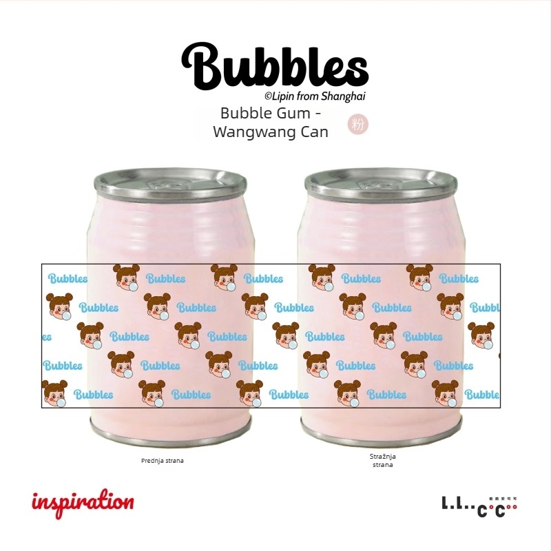 Slatka karikatura Bubble Gum dizajnirana izolacijska čaša, od 316 nerđajućeg čelika, kompaktna i prijenosna