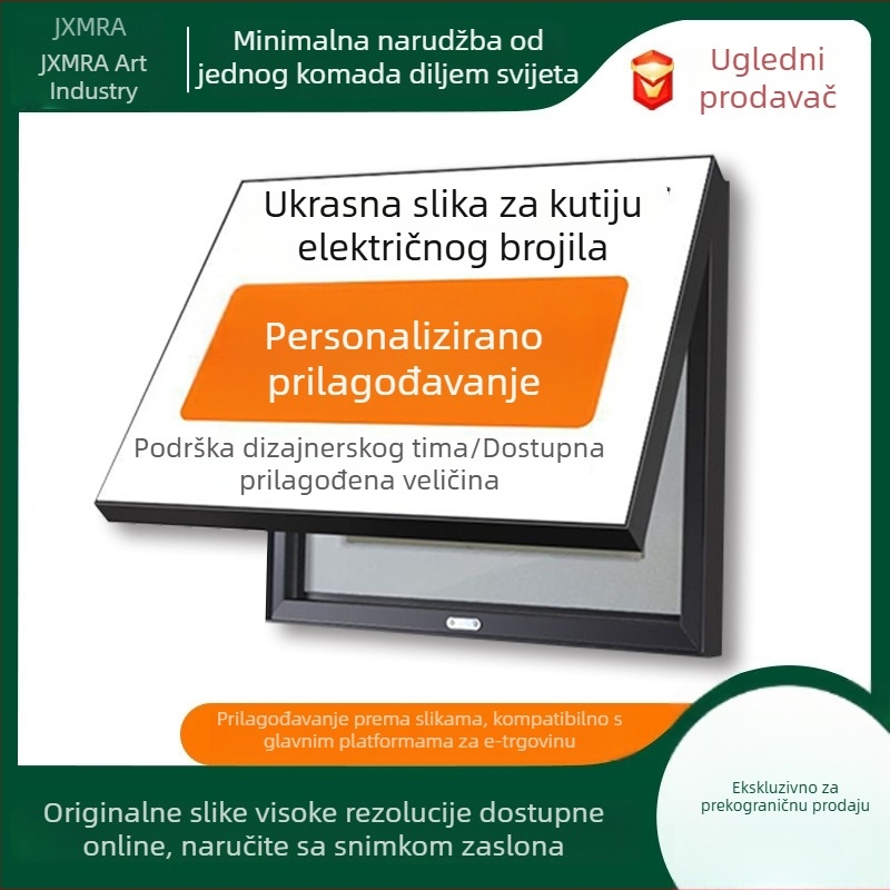 Prilagođena dekorativna slika za pokrivanje električnih brojila i mrežnih kutija, bez bušenja, za razvodne kutije i prekidače.